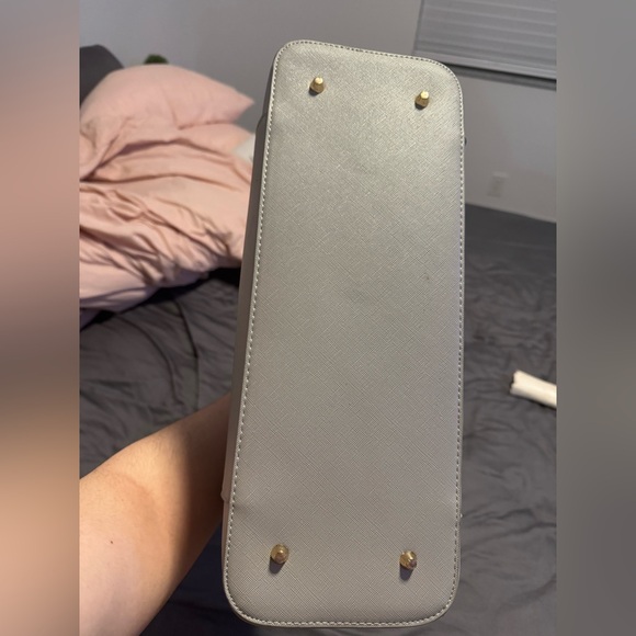 grey faux leather laptop purse/bag - Picture 10 of 15